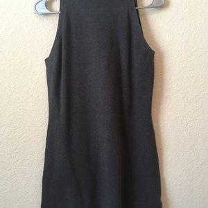 Tunic style, knit, turtle neck tank